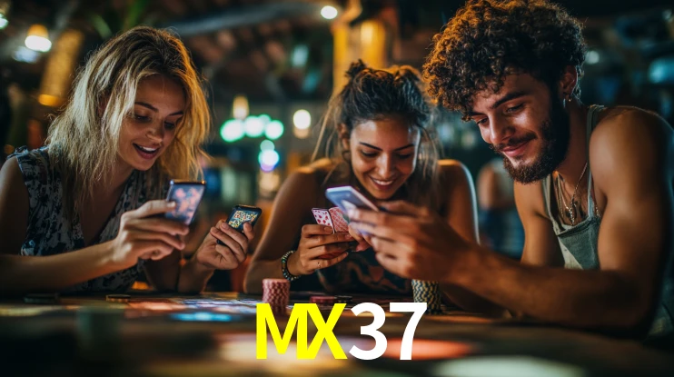 Interfaz de la app móvil MX37 en un smartphone moderno
